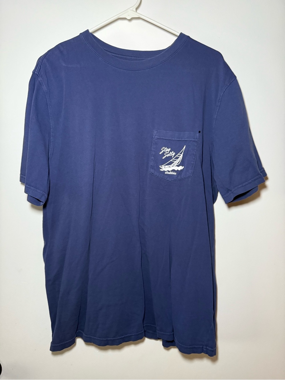 Chubbies Stay Salty short-sleeve pocket t-shirt men’s XL Navy Blue